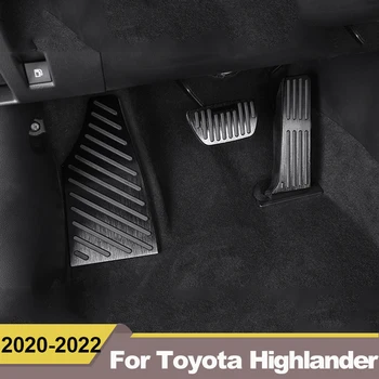 Pentru Toyota Highlander Kluger XU70 2020 2021 2022 Aluminiu Masina de Accelerație Pedala de Frână Pedale Non-Foraj Capac Suport pentru picioare Pad