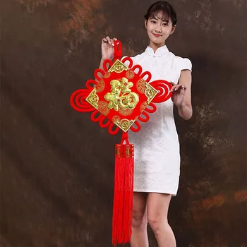 Eveniment Decor Chineză Nod Flanel Publicitate Binecuvântare Mic Pandantiv Mare Prieten Cadou Festiv Consumabile 2022 Anul Nou Decor