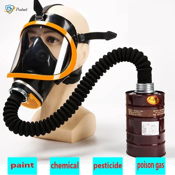 Masca de gaze Chimice Respirator complet Închis/de Protecție împotriva incendiilor Spray Vopsea Pesticide Electric de Sudare Carbon Activat Masca de Fata