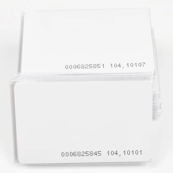 100buc Carduri RFID 125KHz EM4100 TK4100 Smart Card de Proximitate RFID pentru Control Acces
