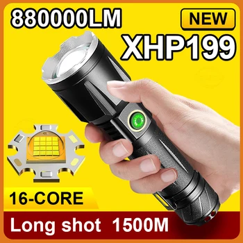 880000LM cel Mai Puternic XHP199 Lanterna LED Reîncărcabilă Lanterna XHP160 de Mare Putere Led Lanterna 26650 în aer liber Usb Felinar