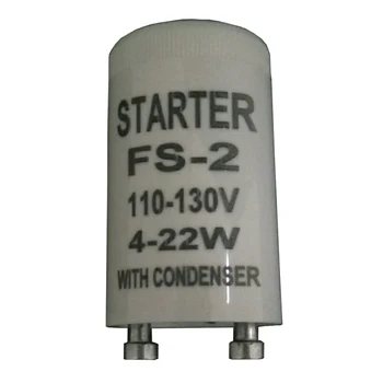 FS-2 Starter pentru AC110V-130V 4-22W Tub Fluorescent de Siguranțe Starter CE ROHS 25pcs/cutie
