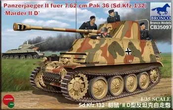 Bronco CB35097 1/35 Panzerjaeger II fuer 7,62 cm Pak 36 Marder II D
