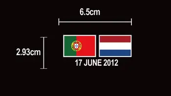 2012 Olanda Detalii Meci Olanda Vs Portugalia Fier Pe Transferul De Căldură Patch-Uri