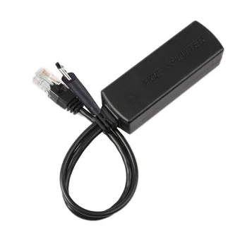 Micro USB Activ PoE Splitter Power Over Ethernet 48V la 5V 2.4 a pentru Tablete Dropcam sau Raspberry Pi Cdycam IEEE 802.3 af