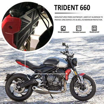 Negru Motocicleta NOUA Radiator de Paza Protector Grila de Acoperire Pentru Trident 660 Trident660 2021
