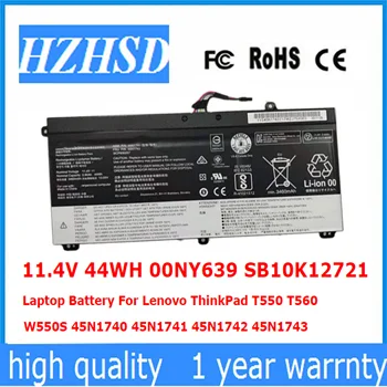 11.4 V 44WH 00NY639 SB10K12721 Baterie Laptop Pentru Lenovo ThinkPad T550 T560 W550S 45N1740 45N1741 45N1742 45N1743
