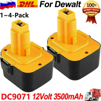 1~4-Pack DC9071 12V 3.5 AH Baterie pentru DEWALT DW9071 DW9072 DW953 DW965 DE9074 Compatibil cu dewalt instrumente baterie de 12v