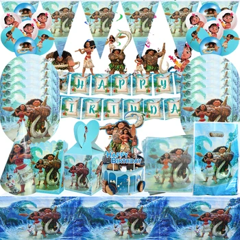 Disney, Moana Petrecerea De Ziua Decor Consumabile Veselă De Unică Folosință Căni De Porțelan Baloane Copii Baby Shower Favoruri Decor Cadou