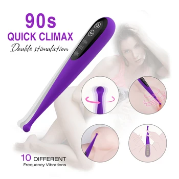 Frecvență Înaltă puternic Orgasm Pen G Spot Vibratoare pentru Femei Lins Clitoris Vagin Stimulator de sex Feminin Biberon Masturbator Jucărie Sexuală