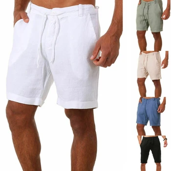 Nouă Bărbați pantaloni Scurți 2022 Vara Culoare Solidă pantaloni Scurți de Sport de Barbati Casual de Talie Mare Sport