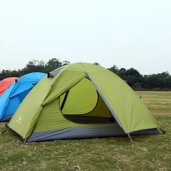 În aer liber Camping Cort Cort de Mână Profesionale cu Ultra-ușoară 3 - 4 Persoane Dublu Punte de Vânt Impermeabil