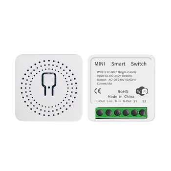2 Mod de DiY WiFi Inteligent Comutator de Lumină Releu Module Smart Home Smart Life/Tuya APP Control de la Distanță de Lucru Cu Alexa Ecou de Start Google