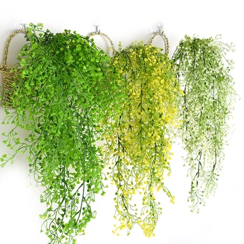 75CM Flori Artificiale Agățat de Plante de Viță de vie din Plastic Frunze Verzi de Salcie Ratan Pentru Grădină Acasă Decor de Perete Petrecere de Nunta Consumabile