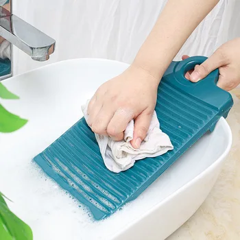 2022 Din Plastic Washboard Anti-Derapare Se Ingroase Hangable Bord De Spălat Haine De Curățare Pentru Curățarea Rufelor De Instrumente Accesorii De Baie