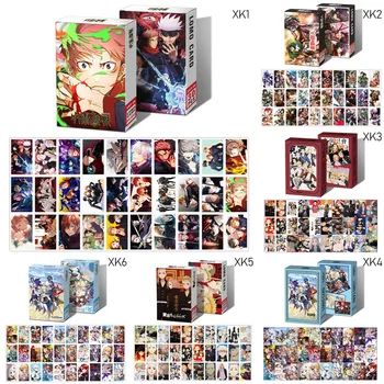 30buc/Cutie Anime Genshin Impact Jujutsu Kaisen Tokyo Răzbunătorul Lomo Carduri de Desene animate Photocards carte Poștală Pentru Fanii Cadou de Colectie