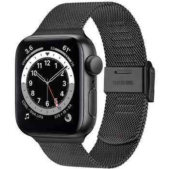 Curea Pentru Apple Watch Serie SE 7 6 5 4 41mm 45mm 40mm 44mm Brățară de Metal Bucla Banda Pentru iWatch 3 2 1 38MM 40MM Încheietura mâinii Watchbands