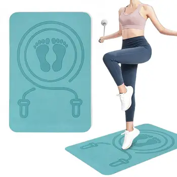 Sari Coarda Mat Respirabil Antrenament Mat Exercițiu De Yoga Mat Pentru Absorbție De Șoc & Frânghie Protecție Excelentă Stabilitate Non-Alunecare Și Ușor