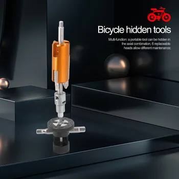 Portabil de Reparații de Biciclete Instrumente Magnetice Pot Fi Ascunse În BB Drum de Munte de Reparații de Biciclete, Accesorii Pentru Biciclete Rutiere Și de Munte