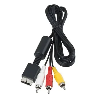 Audio-Video Cablu de Sârmă S-video Cablu Av Compozit, S-video Rca Av 2in1 pentru PS2 PS3 pentru Playstation 2 3 Consola Sony ONLENY