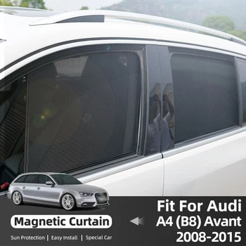 Pentru Audi A4 B8 Avant 2008-2016 Personalizate Partea Geamul Mașinii Parasolar Mesh-Perdea Spate, Parasolar Parasolar Auto Accesorii De Interior