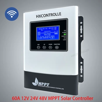 60A MPPT Controler de Încărcare Solară PV de Încărcare Controller Regulator WIFI RS485 Pentru 12V 24V 48V 96V Lifepo4 Baterie cu Litiu