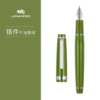 Jinhao 82 Bomboane de Culoare Stilou de Aur Asieta Acrilic Țeava Bine Peniță de Scris Caligrafie Semnătura Școală A7282