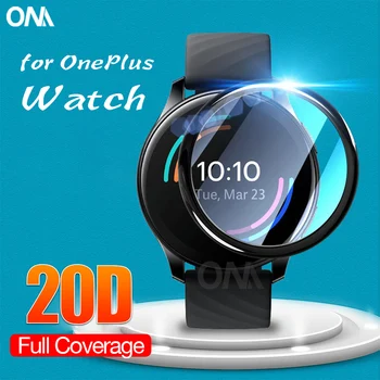 Moale Fibra de Sticla Folie Protectoare Pentru OnePlus Ceas 2020 Curbe Moi Fibre Smartwatch Full Screen Protector pentru Un Plus de Ceas
