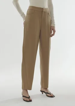 Totem* femei de primăvară sezonul de toamna poliester picior drept pantaloni casual clasic stil liber pantaloni