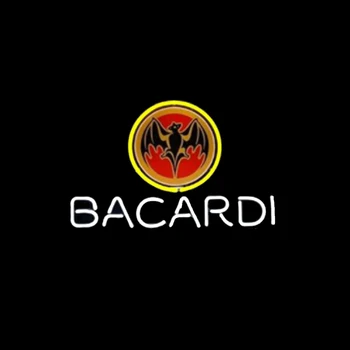 BACARDI Logo Bat Imprimate Personalizate Handmade Real Tub de Sticlă de Bere Bar, KTV Magazin Publicitate Decor Afișa Semn de Neon 17