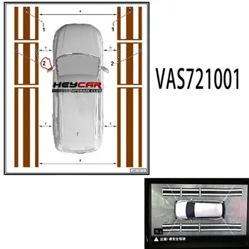 Pentru Audi VW Skoda Seat Originale 360 de Mediu din Spate Camera Viewer Instrument de Calibrare VAS721001