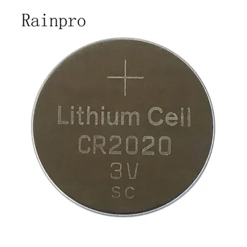 Rainpro 2 BUC/LOT CR2020 buton baterie 3V baterie cu litiu este potrivit pentru control de la distanță / metru electronic și așa mai departe