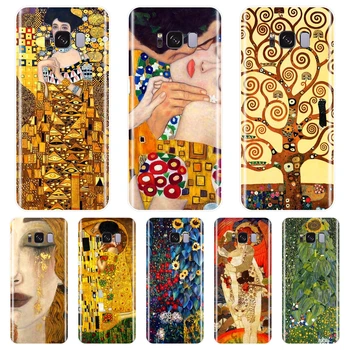 Caz Telefon Din Silicon Pentru Samsung Galaxy S5 S6 S7 Edge S8 S9 Plus Gustav Klimt Art Moale Capacul Din Spate Pentru Samsung Galaxy Nota 9 8 5 4