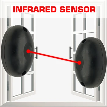 IP55 Automatizate, Poarta de Siguranță Detector de Infraroșu Senzor pentru Batante /Culisante/Garaj Poarta / Ușa de Siguranță Fascicul Infraroșu Senzor de Fotocelule