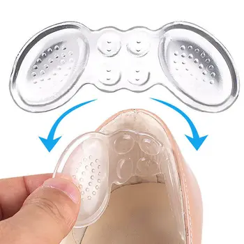 Femeile Silicon Moale Tocuri Introduce Pantofi Tampoane 3MM/6MM Grosime Picior Anti-Alunecare Pad Pernă Tălpi Durere Scuti Invizibil Toc Autocolant