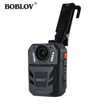 BOBLOV WA7-D 32GB Camera de Poliție Baterie de 4000mAh Mini Comcorder DVR HD 1296P Control de la Distanță Corp Cam de Policia Mini Camere