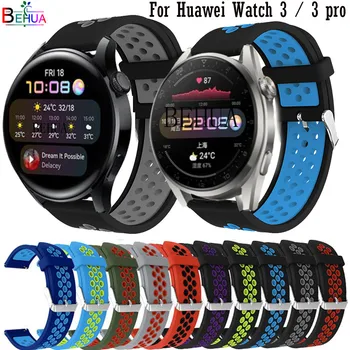 BEHUA Curea Silicon Moale Pentru Huawei Watch 3 pro / GT 2 pro Inteligent WatchStrap Pentru Huawei Watch 2 pro / GT2 46mm Bratara Wrisband