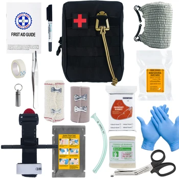 IFAK Medicale Husă de Prim Ajutor Kit de Supraviețuire în aer liber Trusa de Urgență Edc Camping Trusă Medicală de Compresie Tifon Urgență Garou