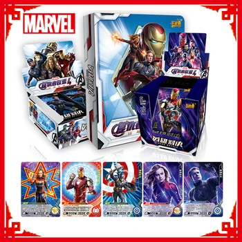 Marvel Avengers 180PCS Colecta Carduri de Jucărie Căpitanul America, Iron Man, Spider Man, Hulk Figura Anime Card Cadou de Ziua de nastere pentru Copii