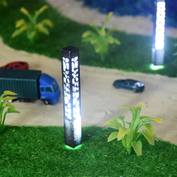 5 buc LED-uri Lighing DIY Strada Lumina Felinar Pentru Oraș Serie Cărămizi de Construcție de Lumină Set Jucarii