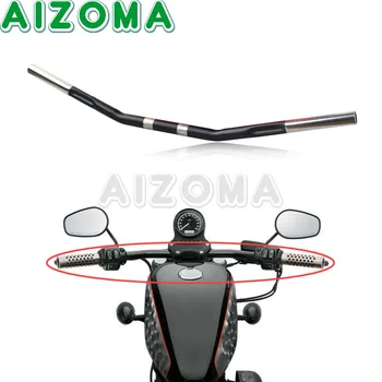 Negru 1 inch 25mm Ghidon Motocicleta Custom 1