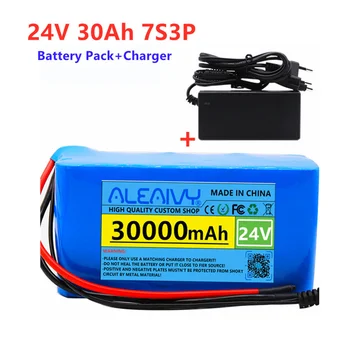 24V 30Ah 7S3P 18650 Li-ion Baterie Pack 29.4 V 30000mAh Biciclete Electrice Moped /Electric/Litiu-Ion Baterie Pack+ 2A Încărcător