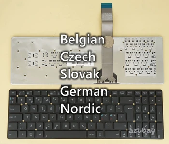 Belgiană, cehă, slovacă, germană Nordic Tastatura pentru Asus R752LD R752LK R752LN R752M R752MA U57A U57VD U57VJ U57VM X751 X751B X751BP