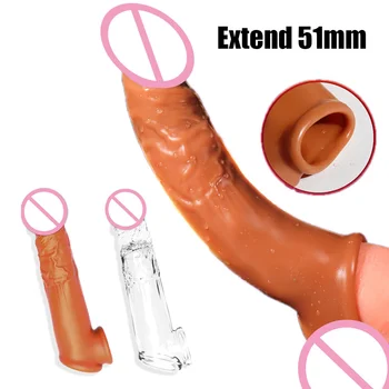Reutilizabile Ejaculare Întârziată Prezervativ Pentru Bărbați Penisul Alungirea Penisului Maneca Gen de Stimulare Orgasm Prietenoase cu Pielea penisului inel