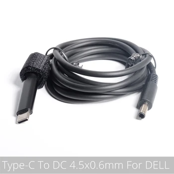 Dc USB de Tip C PD Plug Converter pentru 4.5*3.0 mm /4.5*0.6 mmConnector Laptop Cablu de Încărcare Cablu pentru Dell Latitude 13 3379 XPS13 9333