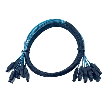 6 buc/set Sata La Sata Cablu 4/6 Porturi/Data Stabilită prin Cablu 7 Pini Sata Cablu Sas 6Gbps Sata Pentru HDD Sata Cablu Cablu Pentru Server Miniere