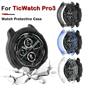 Caz de protecție pentru TicWatch Pro 3 de Înaltă Calitate TPU acoperire subțire Ceas Inteligent bara de protectie shell pentru TicWatch Pro3 Smartwatch