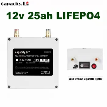 12v lifepo4 baterie litiu fosfat de fier bateria 25ah baterie reîncărcabilă cu bricheta BMS pentru golf