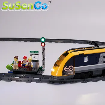 SuSenGo Lumină LED-uri Kit Pentru 60197 Oraș Serie Tren de Pasageri Compatibil cu 02117 11001 , NICI un Model