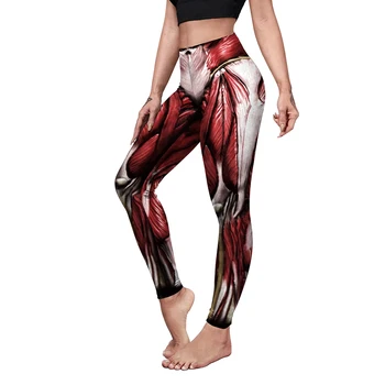 [Ești Secretul Meu] Nou Musculare 3D Imprimate Jambiere Clasic, Atac pe Titan Cosplay Sexy de Produs Dresuri Push-Up Fitness Femei Pantaloni